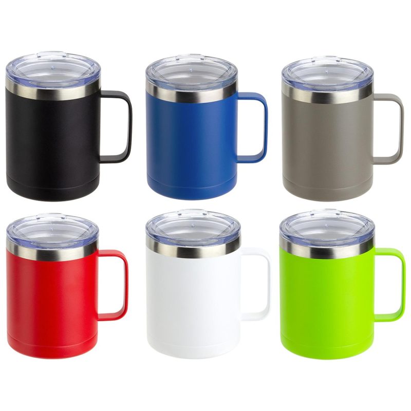 Ceva 14 oz Copper-Coated Powder-Coated Insulated Mug-2