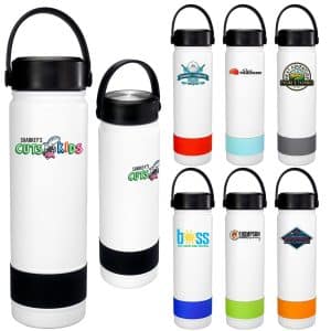 Colorful Metal Top 24 oz. Banded Bottle-1