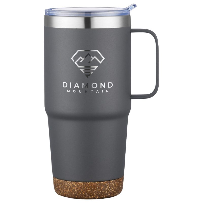 Cortina 24 oz Vacuum Insulated Travel Mug with Cork Base-5