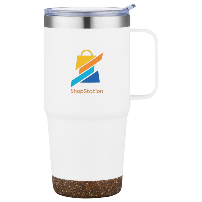 Cortina 24 oz Vacuum Insulated Travel Mug with Cork Base-9