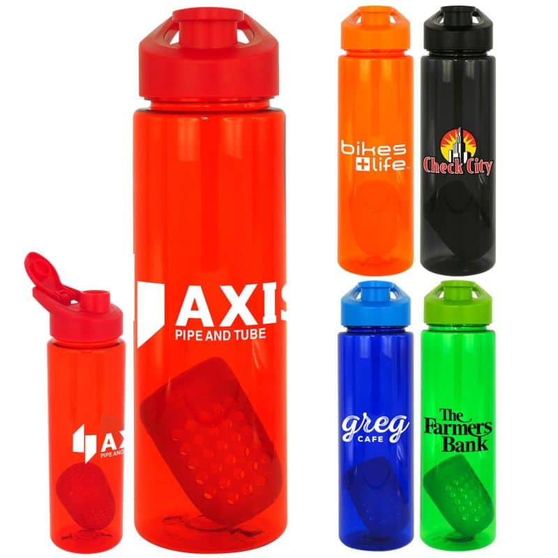 Easy Pour 24 oz. Colorful Bottle with Floating Infuser-1