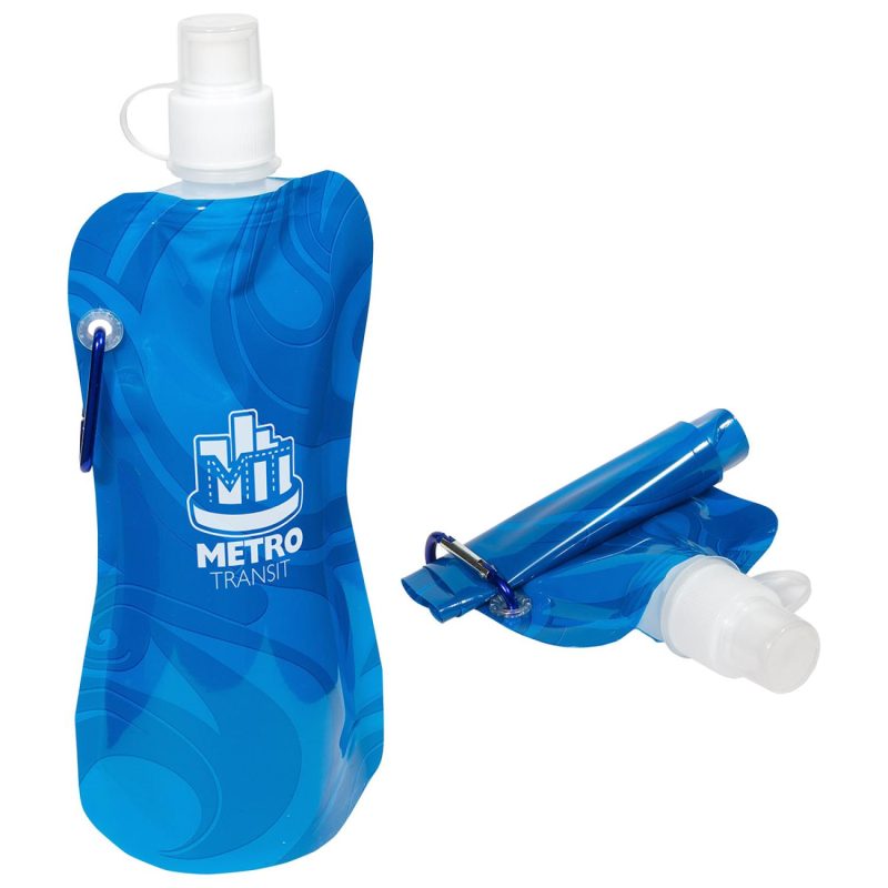 Flex Foldable 16 oz Water Bottle with Carabiner-7