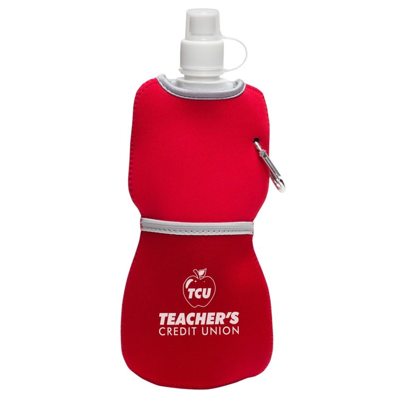 Flex Water Bottle with Neoprene Insulator-5