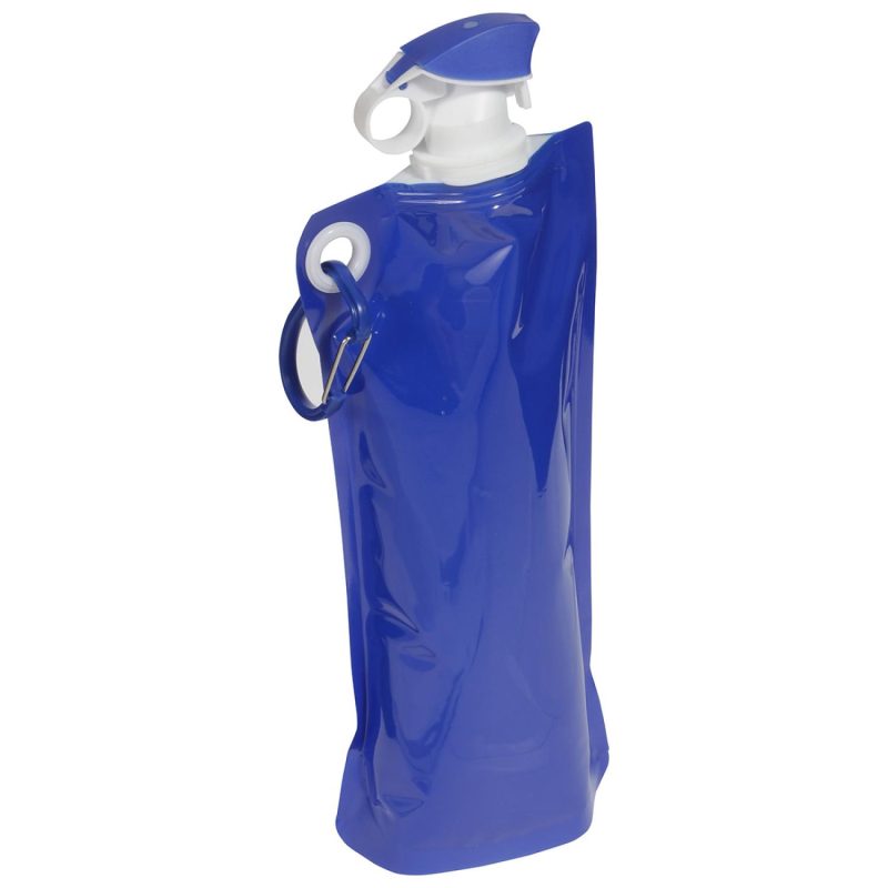 Flip Top Foldable Water Bottle with Carabiner-5