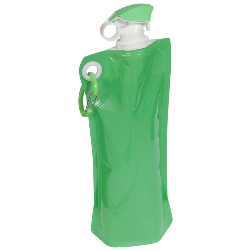 Flip Top Foldable Water Bottle with Carabiner-7