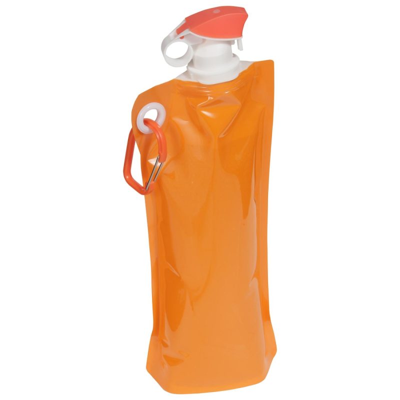 Flip Top Foldable Water Bottle with Carabiner-9