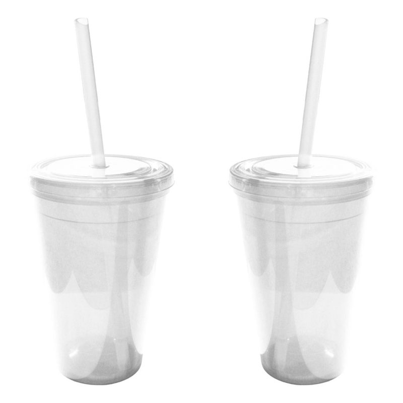 Geneva 16 Oz Tumbler w/Straw-2
