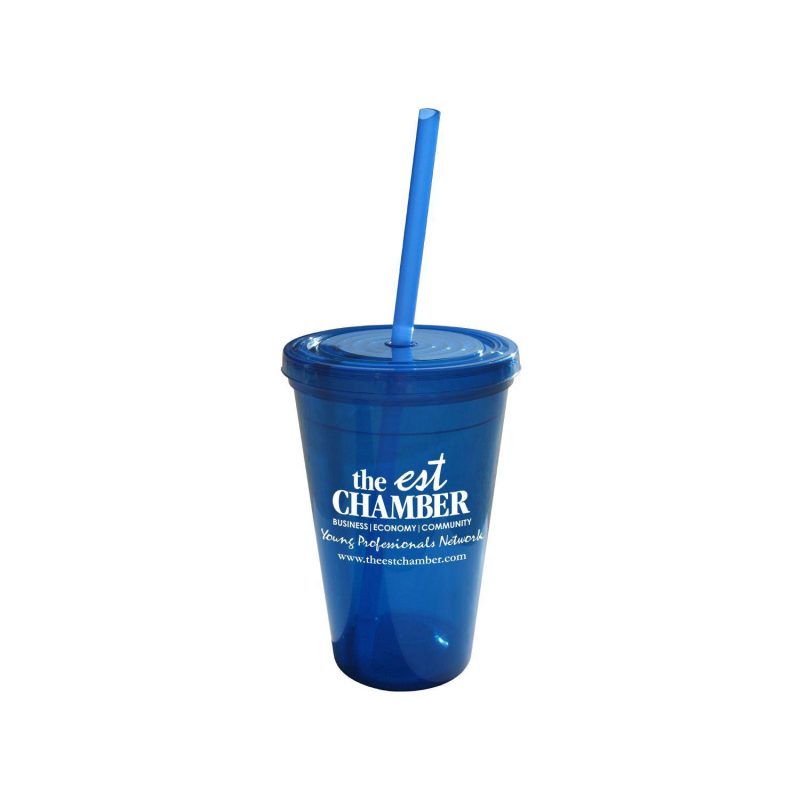 Geneva 16 Oz Tumbler w/Straw-3