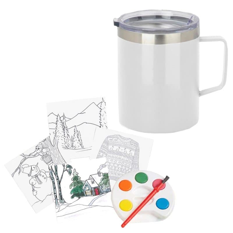 Holiday Adult Paint Set & Coffee Mug-5