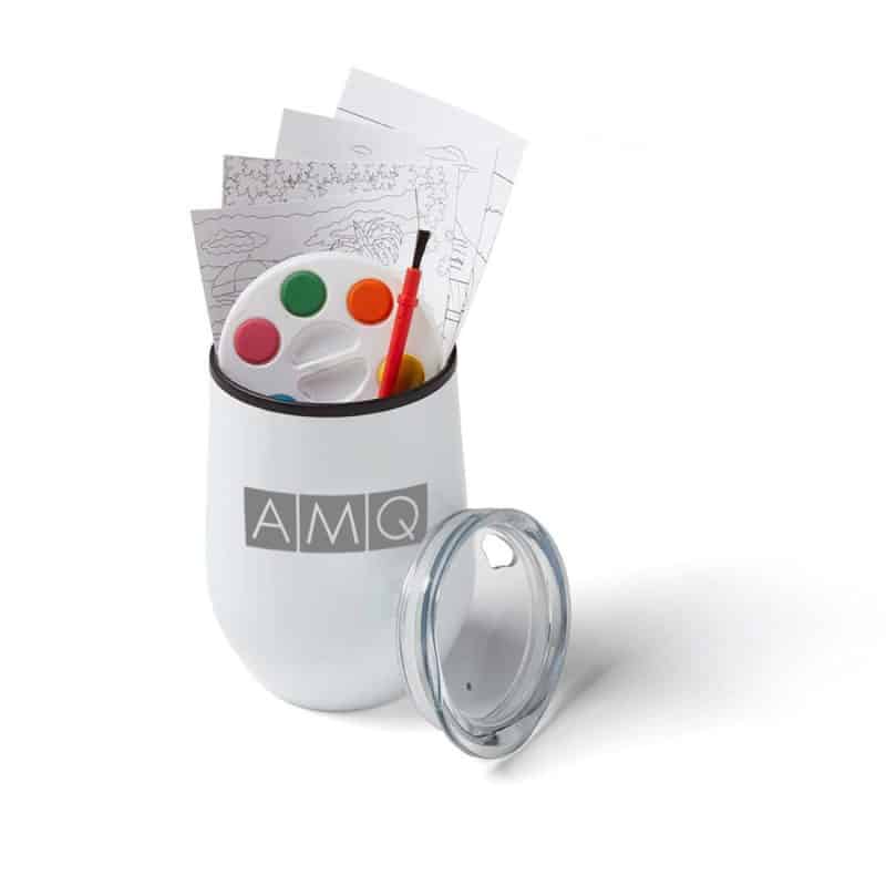 Holiday Adult Paint Set & Wine Tumbler-3
