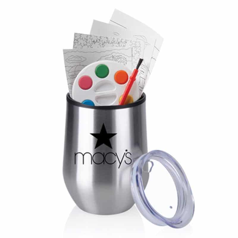 Holiday Adult Paint Set & Wine Tumbler-4