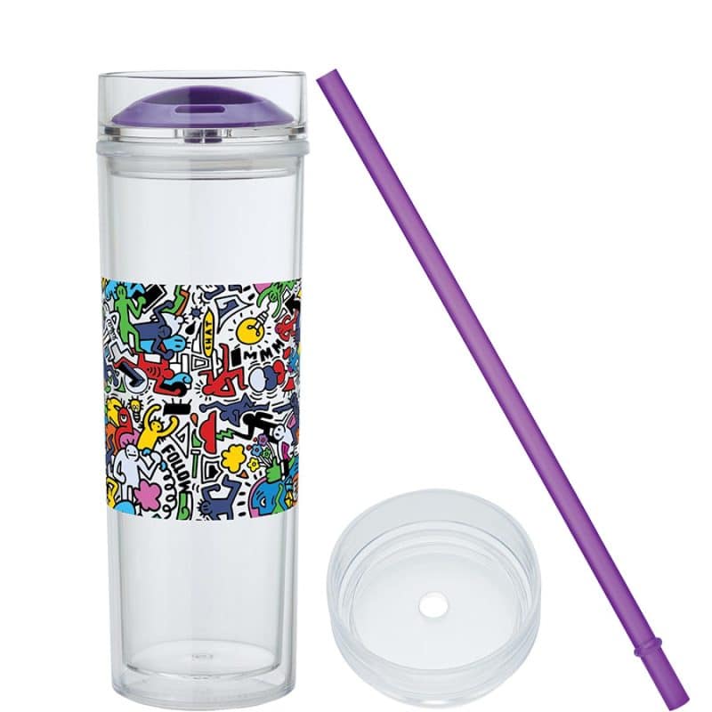 Jomocha 16 oz. Double Lid Hot / Cold Tumbler-4