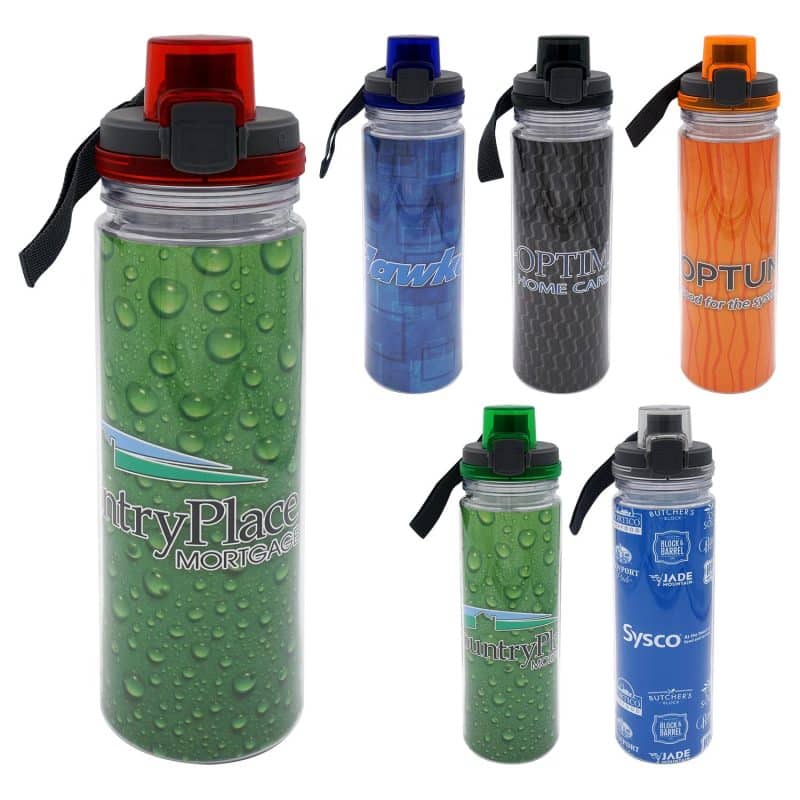 Locking 18 oz. Full Color Insert Bottle-1
