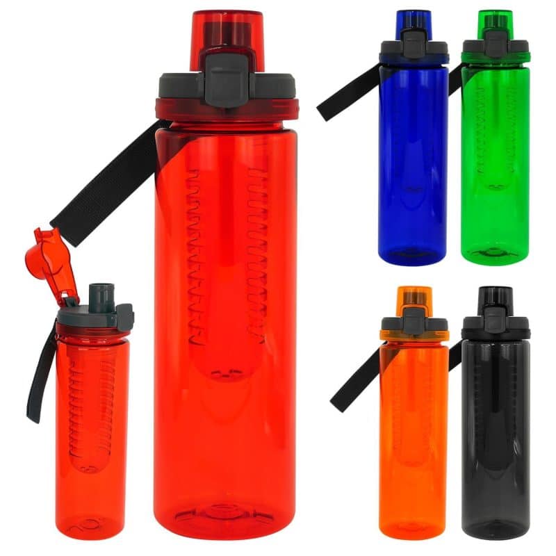 Locking Lid 24 oz. Colorful Bottle with Infuser-2