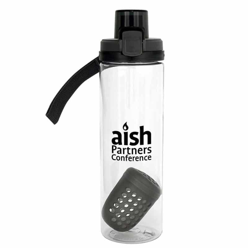 Locking Lid 24 oz. Recycled Bottle with Floating Infuser-3