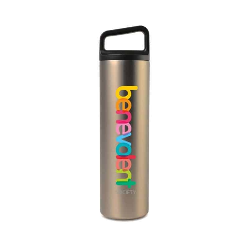 MiiR® Climate+ Wide Mouth Bottle - 20 Oz. - Silver Satin-3