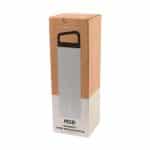 MiiR® Climate+ Wide Mouth Bottle - 20 Oz. - Silver Satin-5