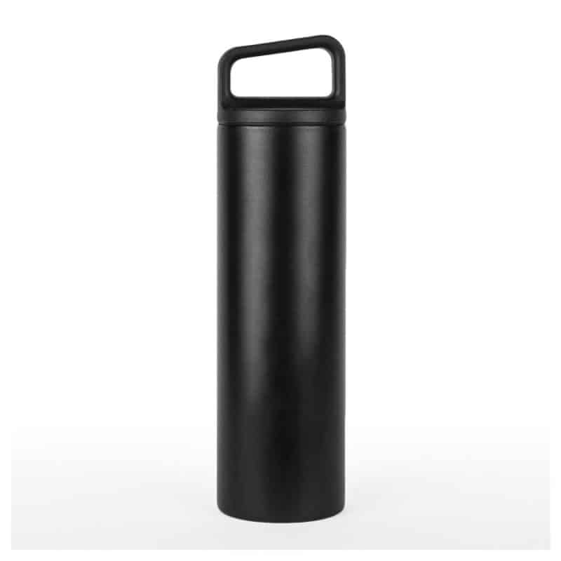 MiiR® Vacuum Insulated Wide Mouth Bottle - 20 Oz. - Black Powder-2