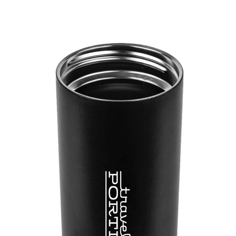 MiiR® Vacuum Insulated Wide Mouth Bottle - 20 Oz. - Black Powder-4