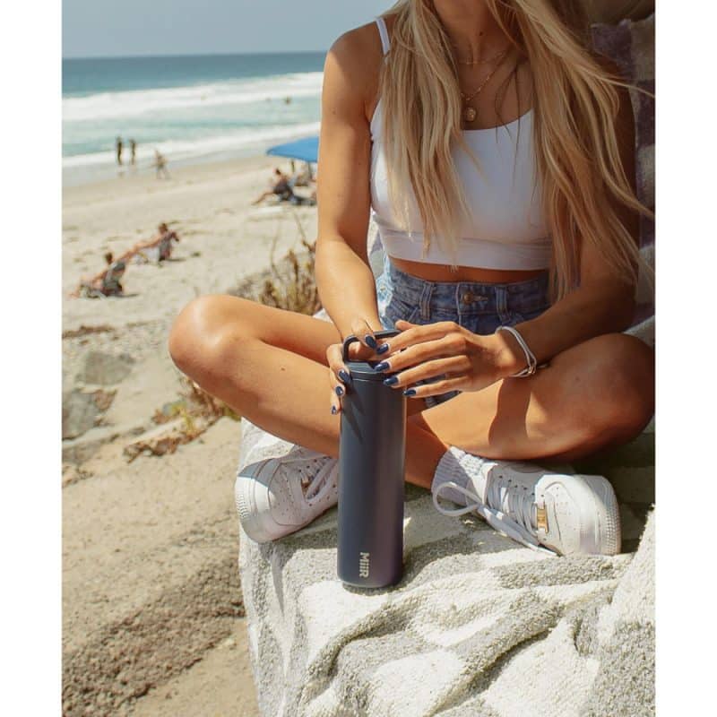 MiiR® Vacuum Insulated Wide Mouth Bottle - 20 Oz. - Tidal Blue-8