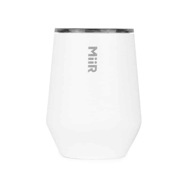 MiiR® Vacuum Insulated Wine Tumbler - 10 Oz. - White Powder-4