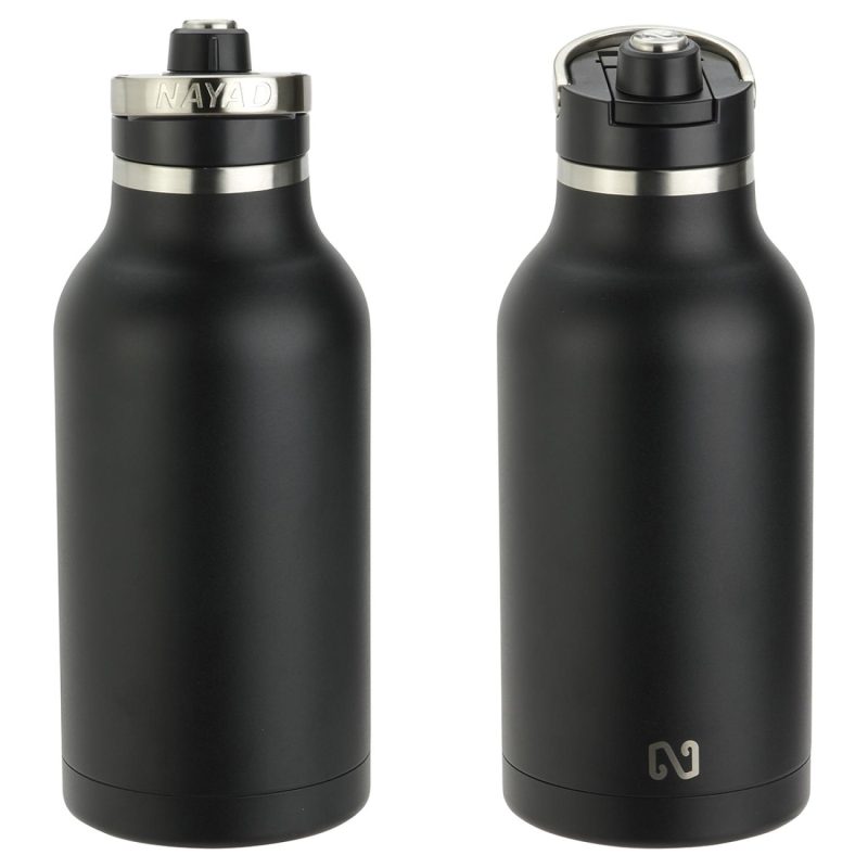 NAYAD® Traveler 64 oz Stainless Double-wall Bottle with Twist-Top Spout-4