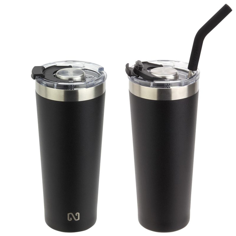 NAYAD® Trouper 22 oz Stainless Double-wall Tumbler with Straw-4