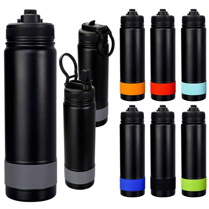 Pop Up 24 oz. Colorful Banded Bottle-2