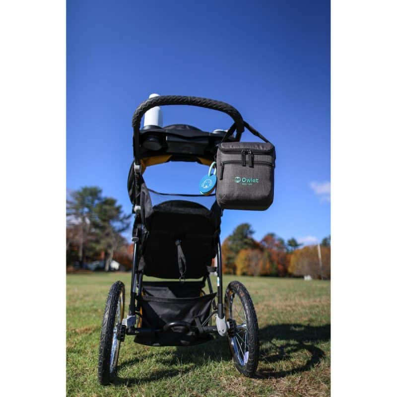 Reagan Baby Bottle Cooler - Charcoal Heather-5