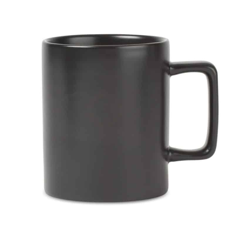 Soleil Ceramic Mug - 12 oz. - Matte Black-2