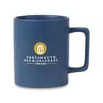 Soleil Ceramic Mug - 12 oz. - Matte Navy-1