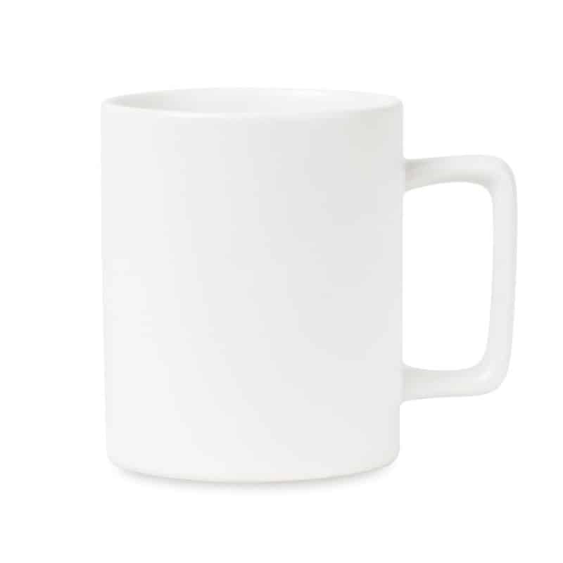 Soleil Ceramic Mug - 12 oz. - Matte White-2