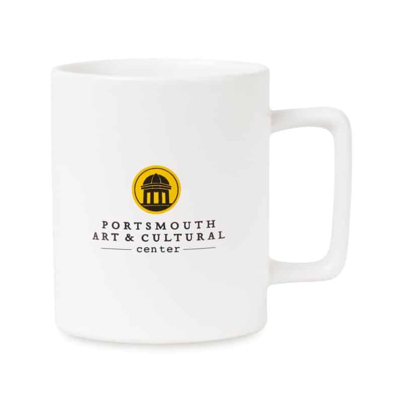 Soleil Ceramic Mug - 12 oz. - Matte White-1