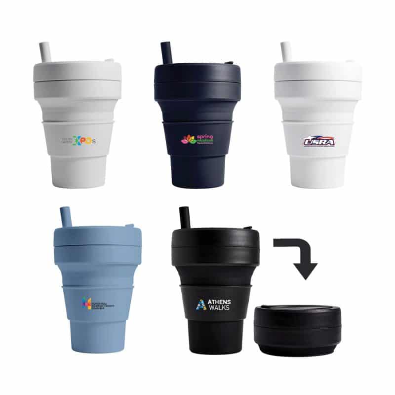 Stojo 16 Oz. Collapsible Cup (Full Color Digital)-1