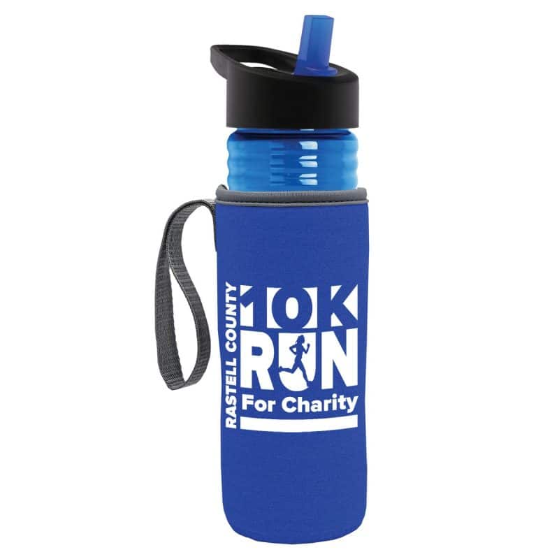 The Lifeguard - 24 Oz. Pete Bottle With Flip Straw Lid-2