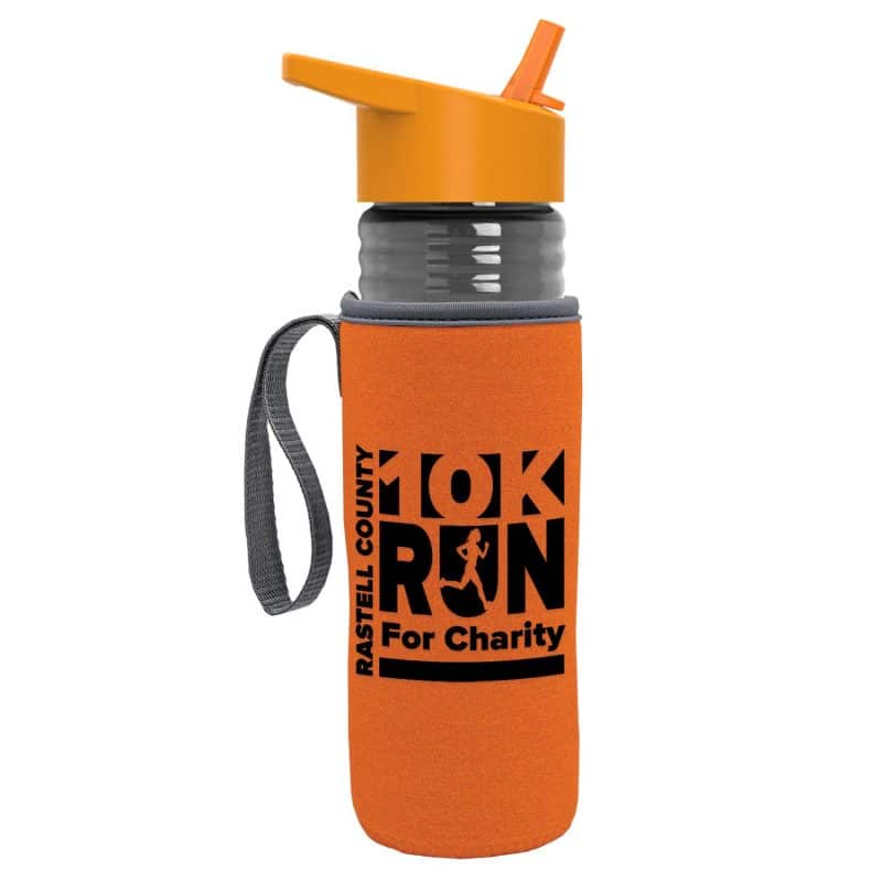 The Lifeguard - 24 Oz. Pete Bottle With Flip Straw Lid-10