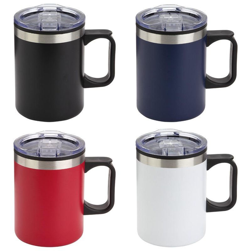 Zara 14 oz Stainless Steel/Polypropylene Mug-2