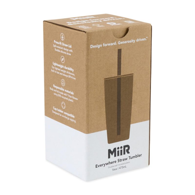 MiiR® Everywhere Straw Tumbler - 16 Oz. - Tidal Blue-5
