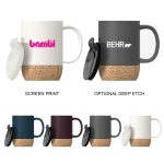 Asobu® 12 Oz. Cork Ceramic Coffee Mug-2