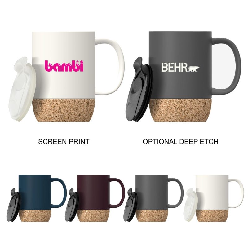 Asobu® 12 Oz. Cork Ceramic Coffee Mug-2