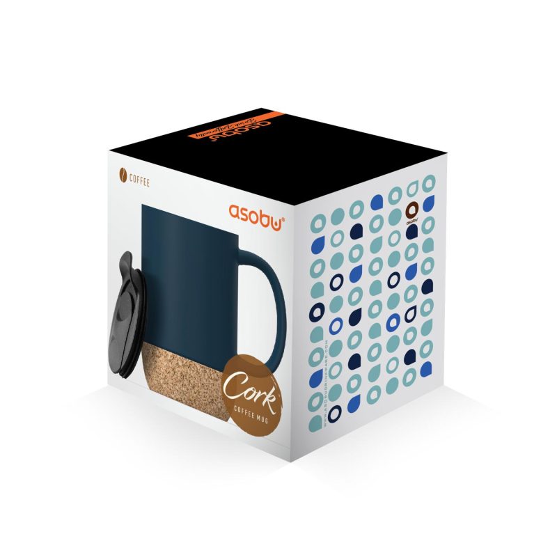 Asobu® 12 Oz. Cork Ceramic Coffee Mug-8
