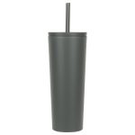 Bradford 24 oz Vacuum Insulated Stainless Steel Tumbler with Straw-6