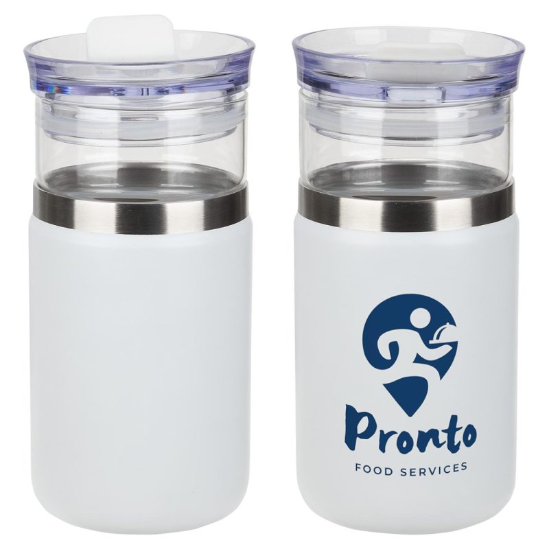 Tamari 12 oz Glass Tumbler & Vacuum Insulated Cooler-6