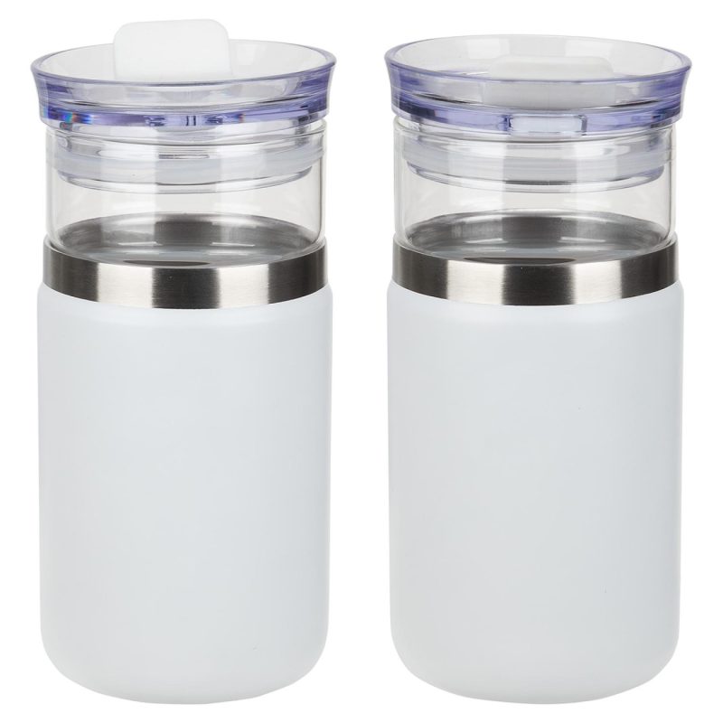 Tamari 12 oz Glass Tumbler & Vacuum Insulated Cooler-7