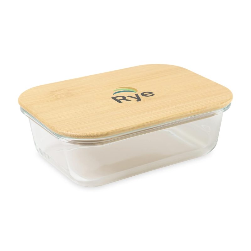 2 Cup Bamboo Storage Container - Bamboo-1