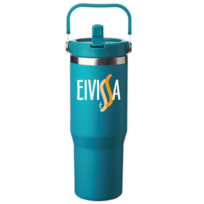 30 oz. VisionSteel Maya Stainless Steel Bottle w/Handle - Full Color-7