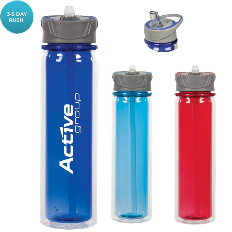 20 Oz Hydrate Double Wall Tritan Water Bottle-1