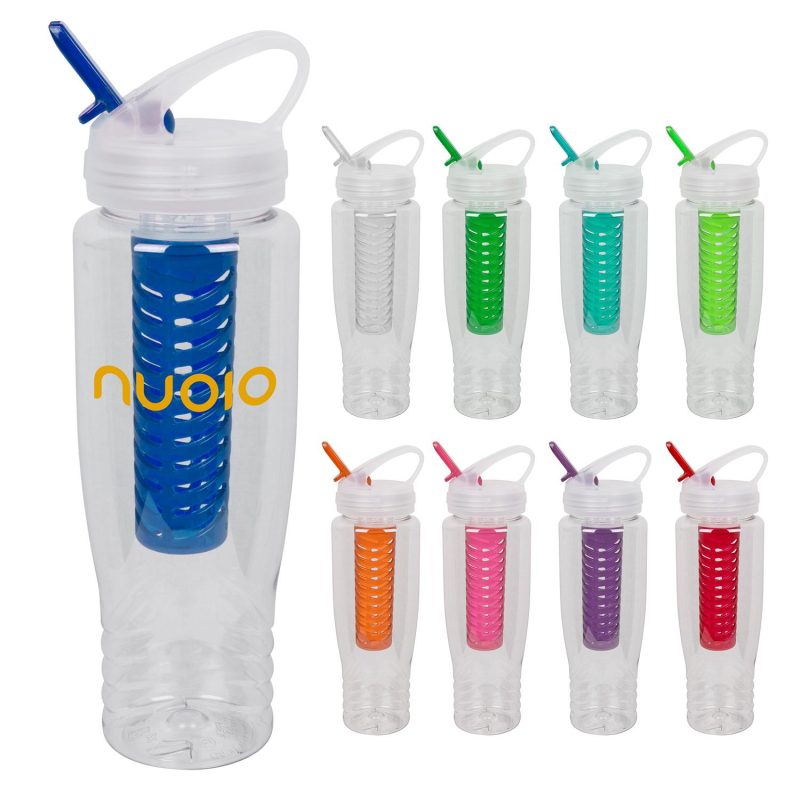 28 Oz Polyclean Color Fruit Fusion Water Bottle-1