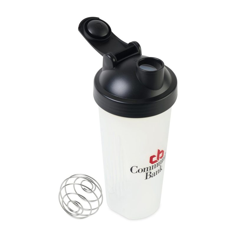 Blender Shaker Bottle 20oz - Clear-3
