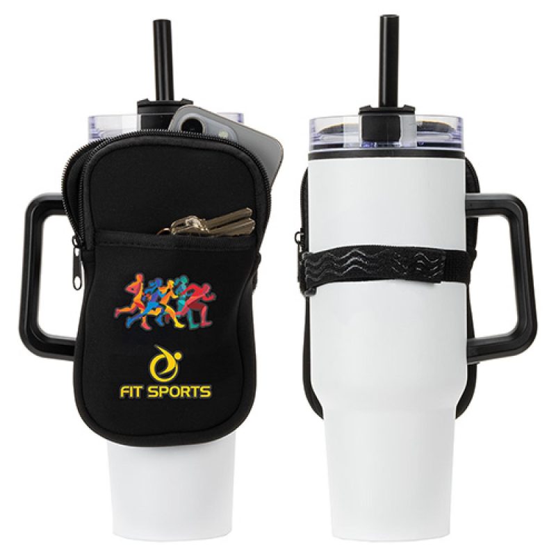 Cup Caddy Zippered Pouch for Large Mugs-5